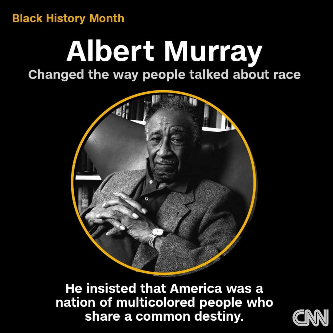 CNNさんのインスタグラム写真 - (CNNInstagram)「He was never a household name, but Albert Murray was one of the most important Black thinkers of the 20th century. The essayist and social critic changed the way people talked about race by challenging Black separatism and insisting that the Black experience was central to American culture. He once remarked that American society is “incontestably mulatto” because Black and White people are inextricably bound to one another.⁠ ⁠ Today is the last day of Black History Month. Tap the link in our bio to read about all 28 Black pioneers we honored throughout the month of February. ⁠ ⁠ (📸: Suzanne Mapes / Associated Press)」3月1日 3時01分 - cnn