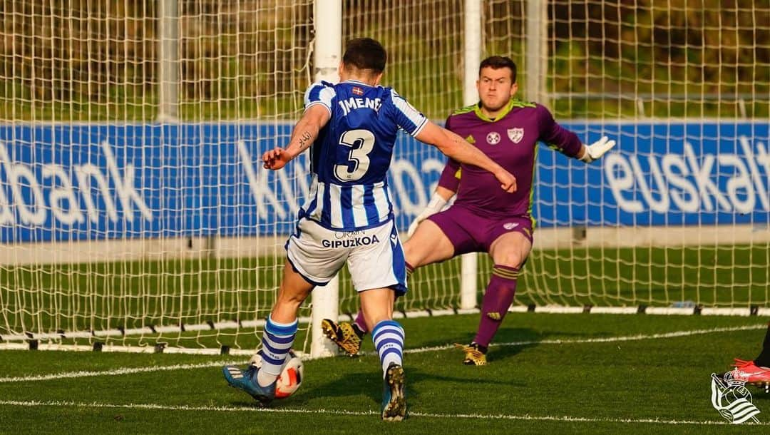 レアル・ソシエダさんのインスタグラム写真 - (レアル・ソシエダInstagram)「⚽️ Sanse 3-0 Arenas Club de Getxo  AUPA SANSE!!! 💙⚪️  #Zubieta | #AurreraReala」3月1日 3時04分 - realsociedad