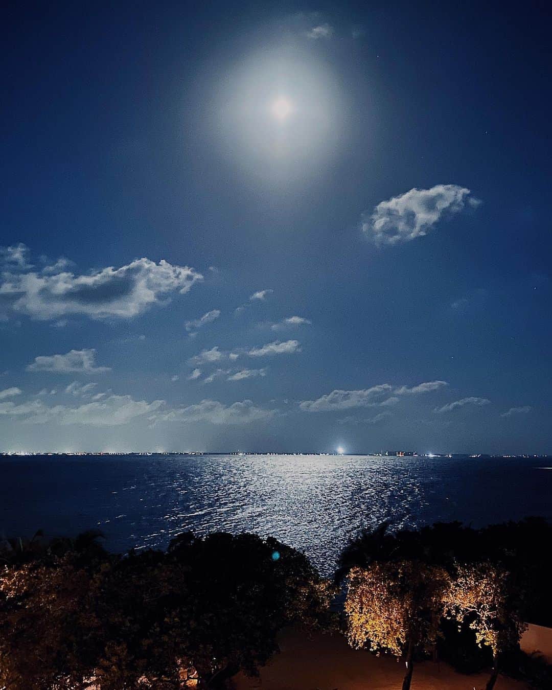 ナタリア・コルドバ・バックリーのインスタグラム：「FULL moon on a decade made. Reflection of the wholeness of light and love one feels when loved by a soul like yours. You are my fullness Howard. Happy 10th! Gracias por tanto. Te amo.  @brianbuckleyband」