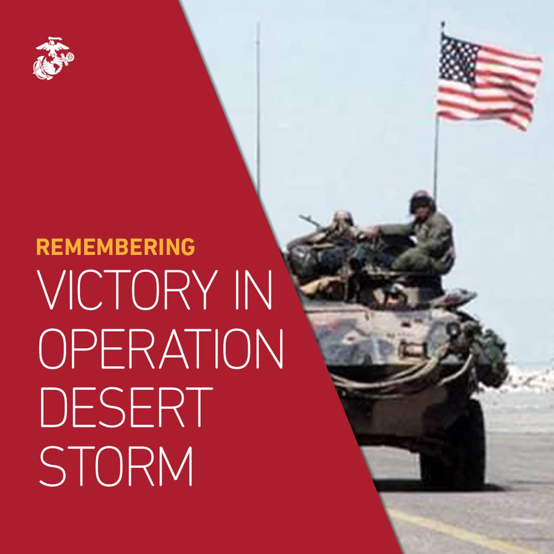 のインスタグラム：「“Today marks the 30th anniversary of the end of Operation Desert Storm, and the accomplishments of Marine forces and partners in the liberation of Kuwait City.  We remember the occasion with pride given the Corps’ outsized role and historical accomplishment. This was a demonstration of what Marines can accomplish – an expeditionary force with the capabilities and training to face any future adversary.”  Gen. David H. Berger Commandant of the Marine Corps  #USMC #Marines #Military #History #DesertStorm」