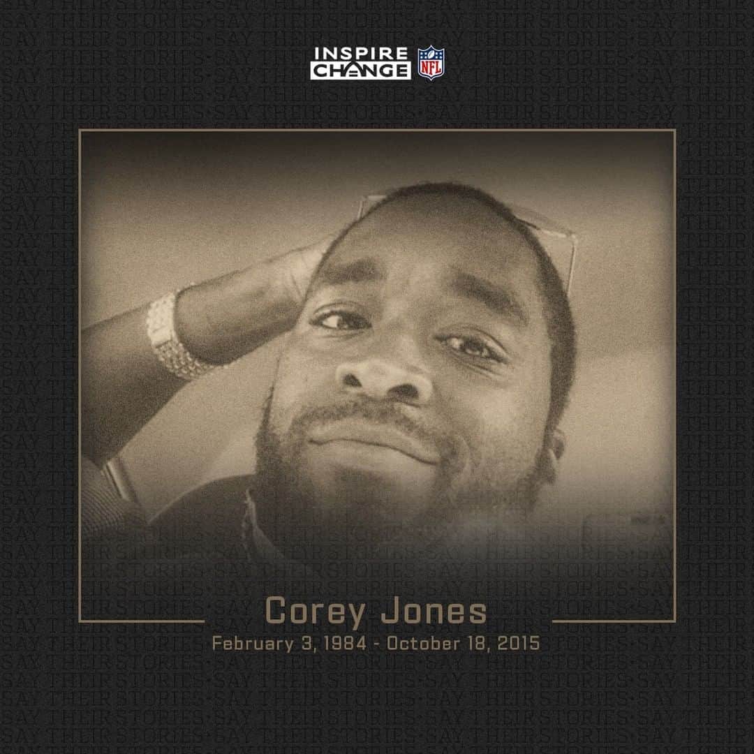 NFLさんのインスタグラム写真 - (NFLInstagram)「Say His Name: Corey Jones  Corey is one of the many individuals being honored by players and coaches this season through the NFL’s helmet decal program. #SayTheirStories #InspireChange」3月1日 6時00分 - nfl