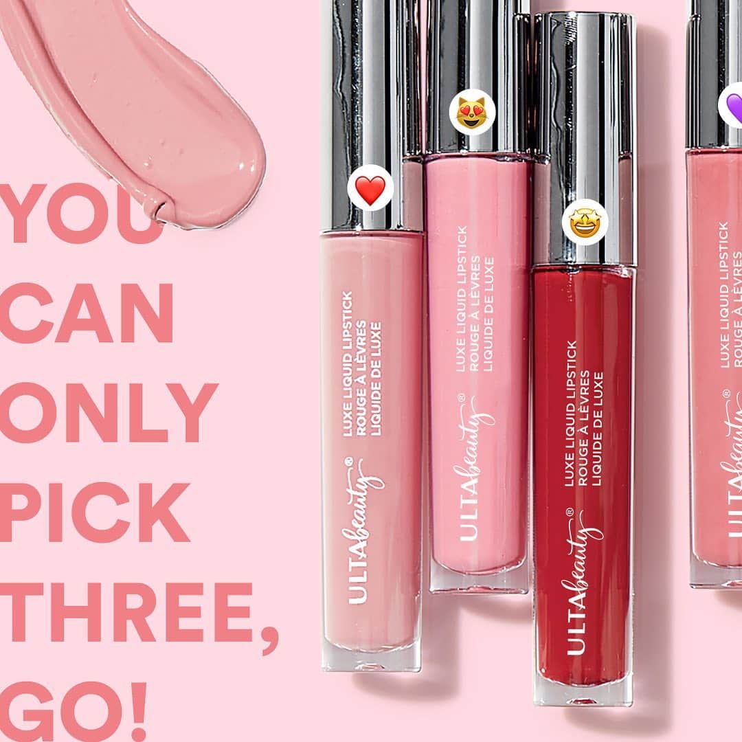 ULTA Beautyのインスタグラム：「So many lippies to love. Drop the emojis for the 3 you'd wear most! 💋 Though, real talk, we miiight just have to snag all 12. #ultabeauty」