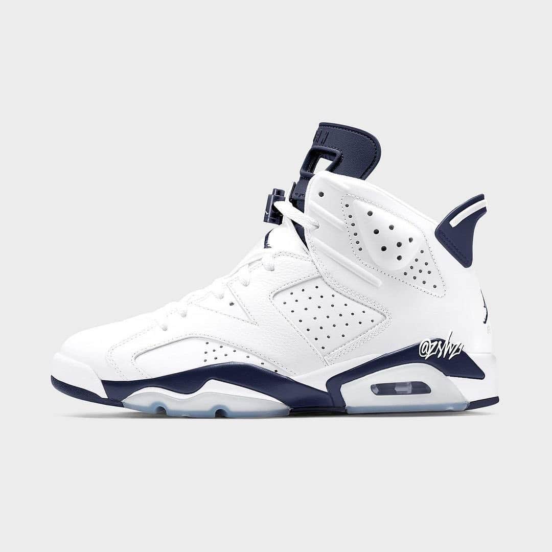 のインスタグラム：「The Air Jordan 6 #MidnightNavy returns Black Friday 2021.」