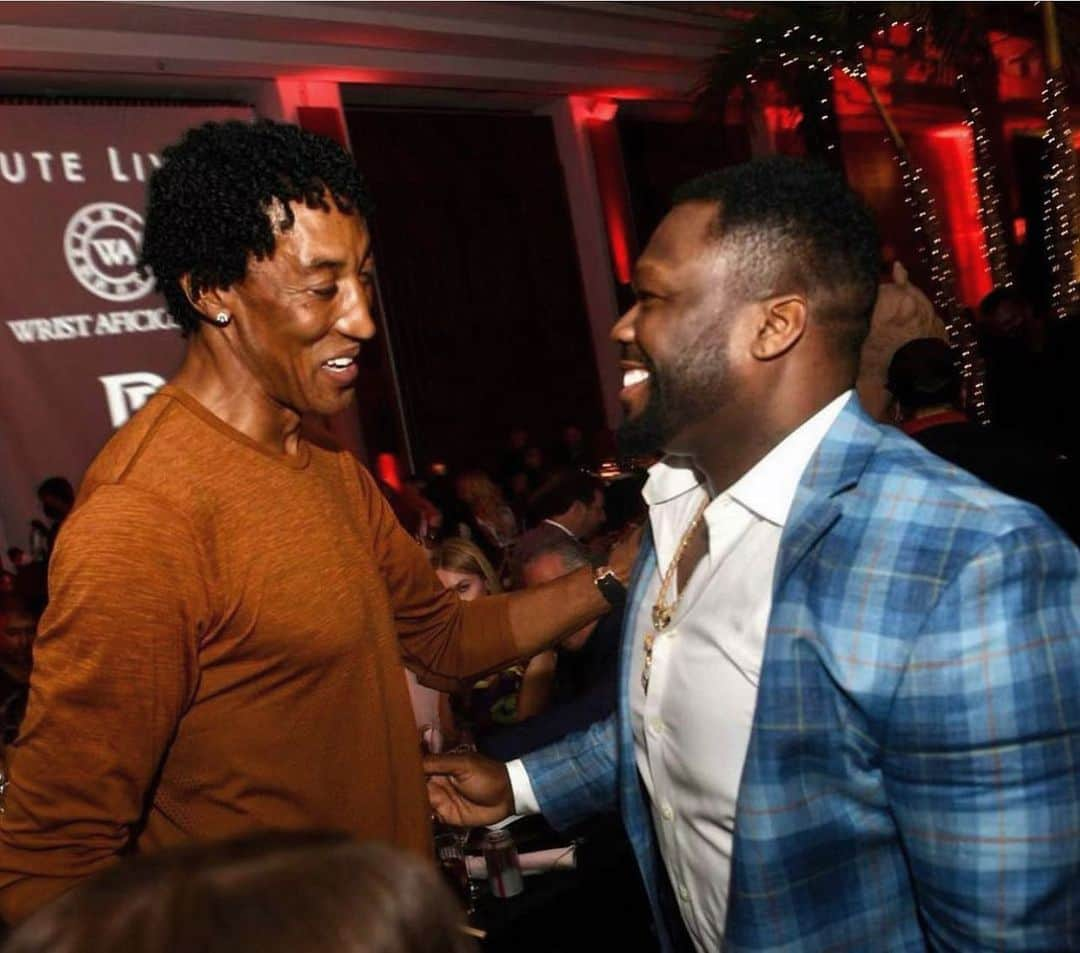 50セントさんのインスタグラム写真 - (50セントInstagram)「I ran into #  33  Scottie pippen last night」3月1日 6時25分 - 50cent