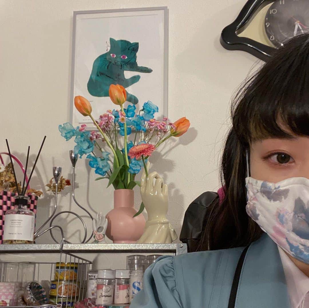 相羽瑠奈のインスタグラム：「おはよ💠 3月だね 💐」