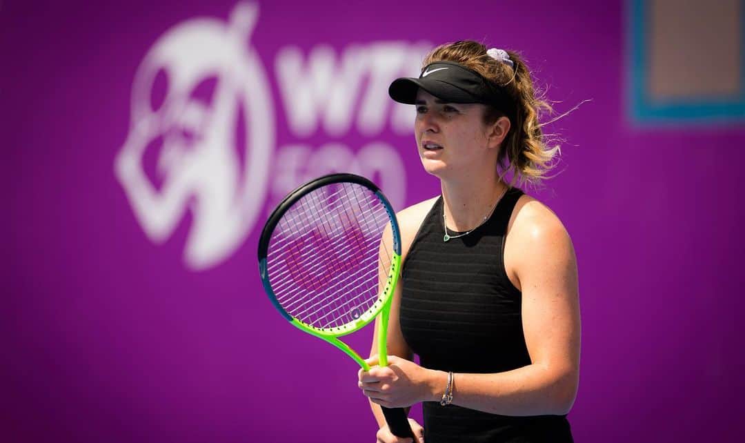 WTA（女子テニス協会）さんのインスタグラム写真 - (WTA（女子テニス協会）Instagram)「Practice and prep before play begins at @qatartennis! 🙌 #QatarTotalOpen2021」3月1日 9時01分 - wta
