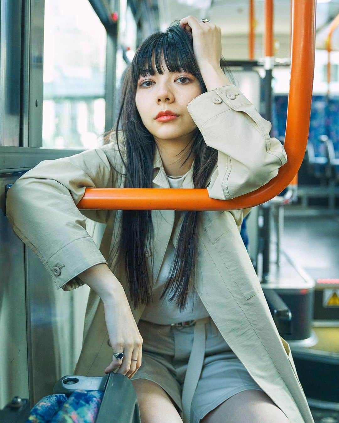 のインスタグラム：「2021 SPRING AND SUMMER LOOK for UNIVERSAL OVERALL. @universaloverall_jp —— Art director @kentaro90s Photographer @takuyaiioka Make up / Hair @makeuphitomi Stylist @_bobmary Model @kanna0123 @tetchan51」