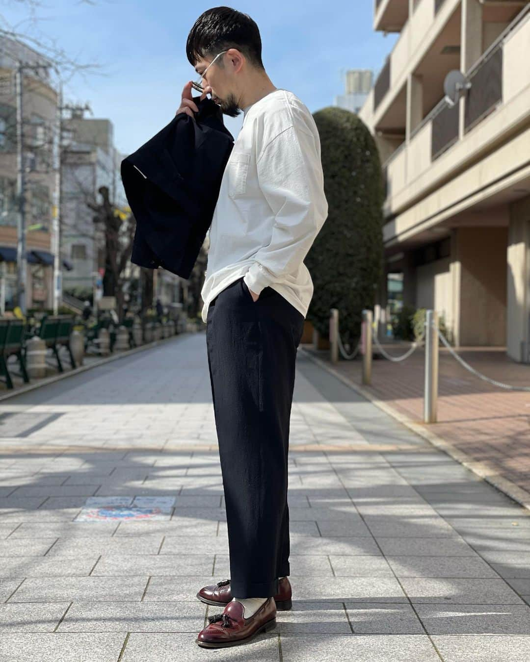 green label relaxing 自由が丘店さんのインスタグラム写真 - (green label relaxing 自由が丘店Instagram)「【MEN'S STYLING】 . . staff:ONIZAWA @_onizawan_   KAPTAIN SUNSHINE 3225-599-3172 ¥43,000+TAX . KAPTAIN SUNSHINE 3212-599-2425 ¥12,000+TAX .  KAPTAIN SUNSHINE 3214-599-3275 ¥33,000+TAX . . ▫️営業時間 11時〜19時 . ☎︎03-5731-8531 .  #unitedarrows  #ユナイテッドアローズ #greenlabelrelaxing  #グリーンレーベルリラクシング #jiyugaoka #自由が丘 #kaptainsunshine #glr_jiyugaoka_snap #glrsnap #glrsnap_mens」3月1日 19時36分 - glr_jiyugaoka