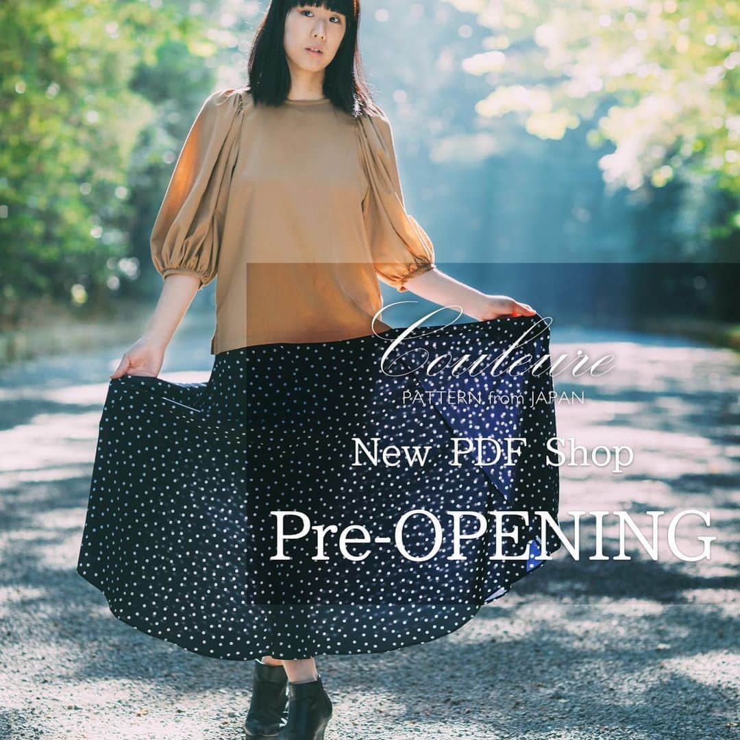 Couleureのインスタグラム：「Beautiful Japanese Patterns in PDF now available. More patterns to be updated as we go along. Link in BIO.   Couleure's patterns are made by professional pattern-makers using the draping technique. Your sewn garments will have beautiful outcomes and fashionable. The designs are contemporary and elegant, always full of joy and love for fashion and creation!  www.Couleure.Style  Thank you for supporting us and cheering us on as we took our first step towards PDF patterns. We are super excited to be able to share our patterns with you.   この度、多くの方の お力添えをいただき PDF専用サイトを オープンいたしました✨ お客様の洋裁時間を より充実できるように 努力してまいりたいと思います😊 まだ、2商品のみのエントリーですが、 本日よりお買い物していただく事が 出来ます😍 ・ ・  #handmade #sewing#手作り #型紙#ハンドメイド大人服#クルールパターンファブリック#洋裁#instafashion#coordinate #handmadeclothes #mamacoordinate #sewingpattern#置き画#patterns#instasewing#handmadewardrobe #memade #handmadewardrobe #sewcialists #indiesewingpatterns」