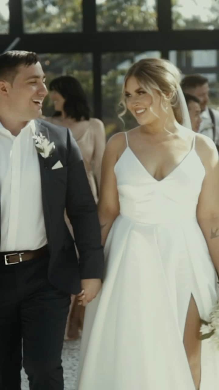 Shannonのインスタグラム：「Love of my life 💜 @mooshmooshvlogs 🥺 Had to share a sneak peek of our wedding video with you! I’m planning to release the full version on Friday 💓 @sinkorsurface captured our day perfectly, couldn’t have chosen anyone more talented! We are so stoked with it! 😍 I hope you enjoy this snippet while we share the full version with our family, and I can’t wait for you all to see it soon too 😭✨ you might need tissues! 🥰」