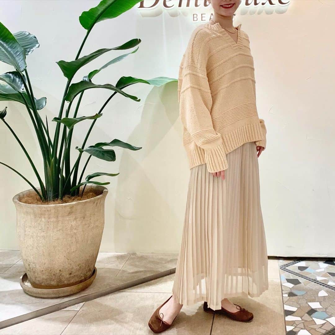 のインスタグラム：「. It’s NEW! 21SS styling🌱 　  #demiluxebeams  #BEAMS #21SS #batoner #auralee #spelta」