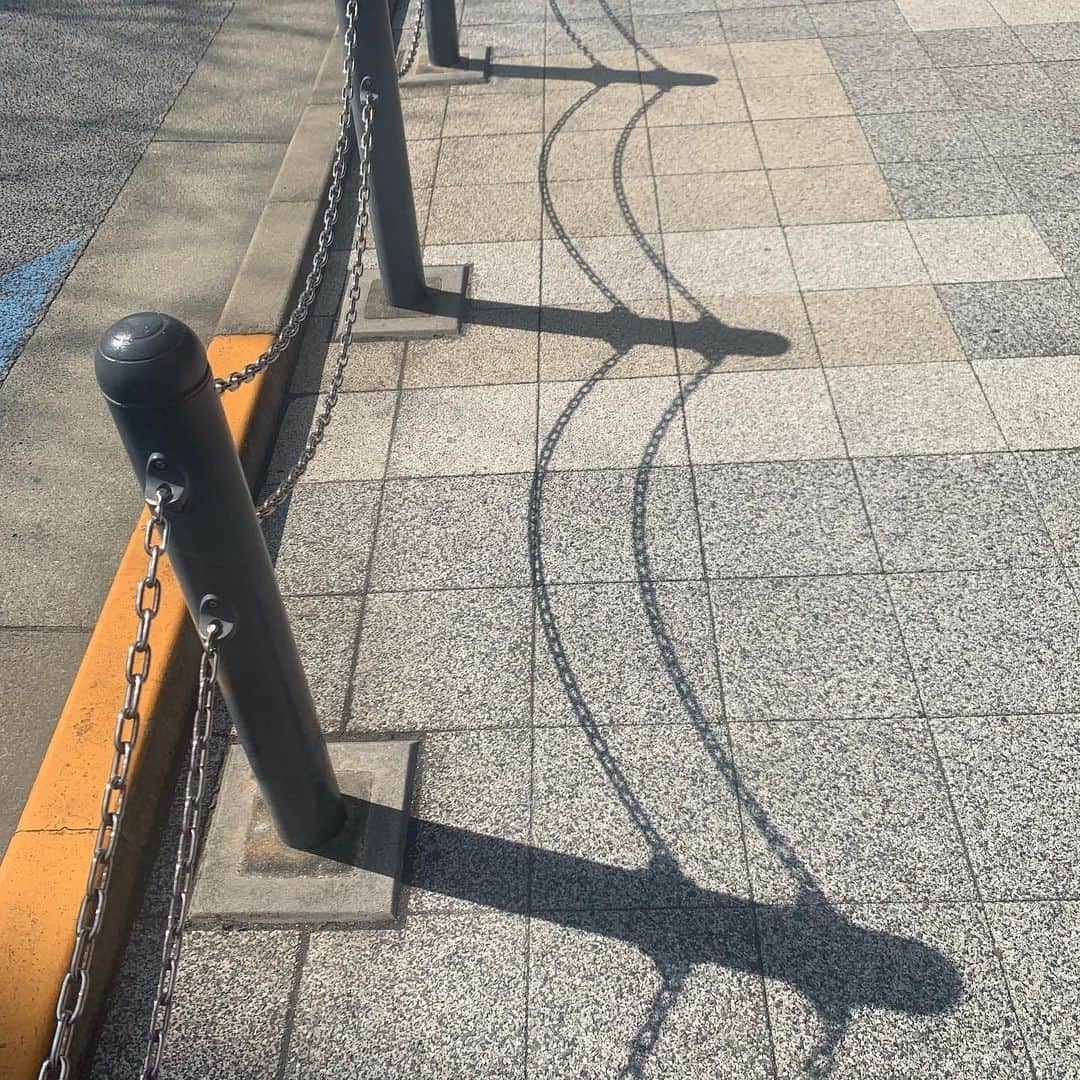 クリス智子さんのインスタグラム写真 - (クリス智子Instagram)「朝、きれいだった。  鎖のひとつひとつの影。 物体そのものより、 それの影に気がいく。  #lovetheshadows」3月1日 18時10分 - chris_tomoko