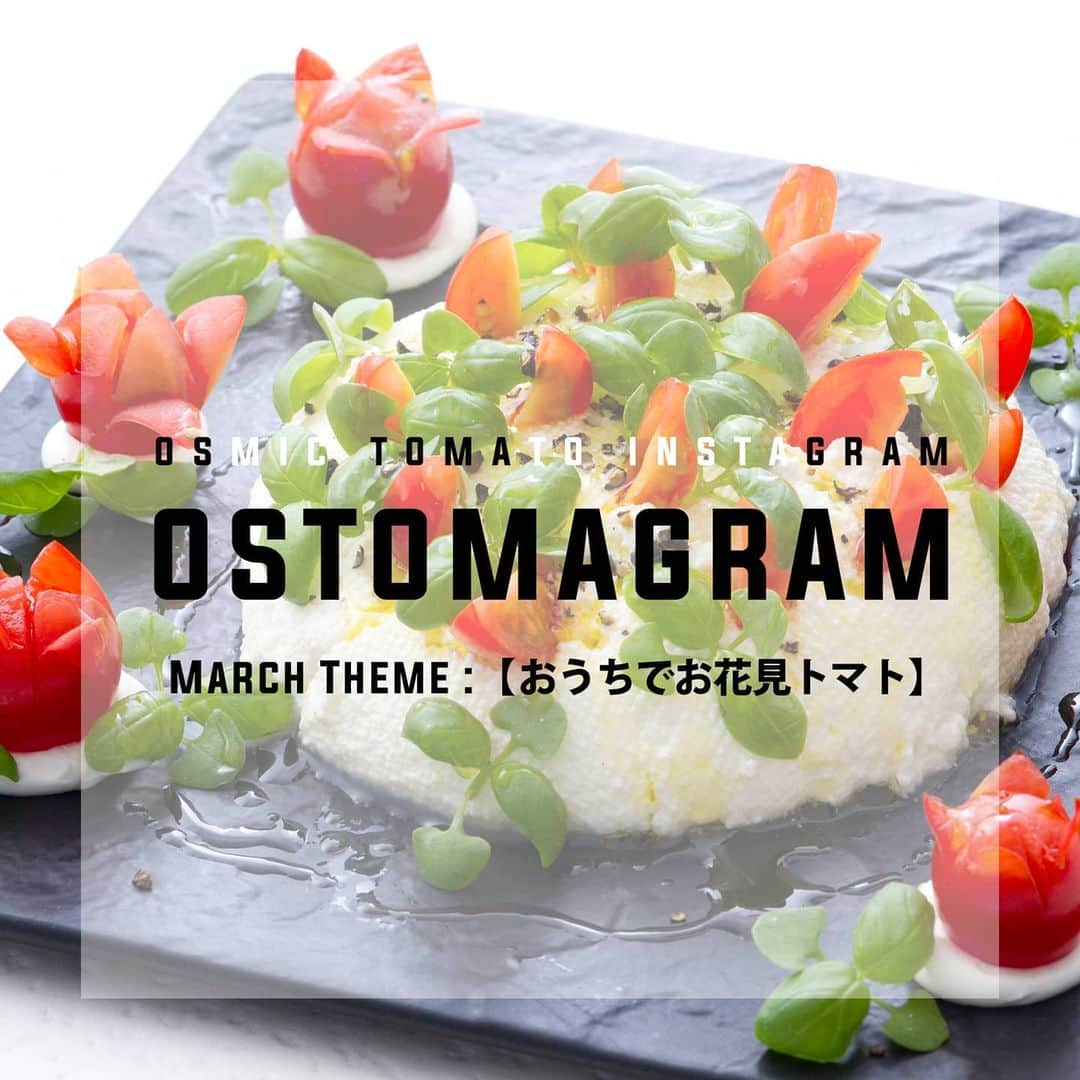 ＯＳＭＩＣ【オスミックトマト公式】さんのインスタグラム写真 - (ＯＳＭＩＣ【オスミックトマト公式】Instagram)「🍅OSTOMAGRAM🍅﻿﻿﻿﻿﻿﻿﻿﻿﻿﻿﻿﻿﻿ 毎月テーマに沿った﻿﻿﻿﻿﻿﻿﻿﻿﻿﻿﻿﻿﻿ 素敵なお写真を大募集！﻿﻿﻿﻿﻿﻿﻿﻿﻿﻿﻿﻿﻿ グランプリにはOSMIC商品を﻿﻿﻿﻿﻿﻿﻿﻿﻿﻿﻿﻿﻿ プレゼント🎁﻿﻿﻿﻿﻿﻿﻿﻿﻿﻿﻿﻿﻿ ﻿﻿﻿﻿﻿﻿﻿﻿﻿﻿﻿﻿﻿ 2021年3月のテーマは﻿﻿﻿﻿﻿﻿﻿﻿﻿﻿﻿﻿﻿ 「おうちでお花見トマト」🍴﻿﻿﻿﻿👨‍🍳🌸 ﻿﻿﻿﻿﻿﻿﻿ ﻿﻿﻿﻿﻿﻿﻿﻿もうすぐお花見の季節になりますね✨ 今年はおうちにお花を飾り、お花見を楽しみませんか？🌱  おうちでのお花見のお供に、トマトを使った料理もぜひ作ってみてくださいね♪  たくさんのご応募、お待ちしております😊﻿﻿﻿﻿ ﻿﻿﻿﻿ 🍅応募方法﻿﻿﻿﻿﻿﻿﻿﻿﻿﻿﻿﻿﻿ 1.@osmic_jp をフォロー﻿﻿﻿﻿﻿﻿﻿﻿﻿﻿﻿﻿﻿ 2.下記2つのハッシュタグを付け投稿﻿﻿﻿﻿﻿﻿﻿﻿﻿﻿﻿﻿﻿ #OSTOMAGRAM or #オストマグラム﻿﻿﻿﻿﻿﻿﻿﻿﻿﻿﻿﻿﻿ #OSMICトマト ﻿﻿﻿﻿﻿﻿﻿﻿﻿﻿﻿﻿﻿ ※以前のハッシュタグは「トマトが好きになる魔法」でしたが、変更となっておりますのでご注意ください。﻿﻿﻿﻿﻿﻿﻿﻿﻿﻿﻿﻿﻿ ﻿﻿﻿﻿﻿﻿﻿﻿﻿﻿﻿﻿﻿ 🍅当選発表﻿﻿﻿﻿﻿﻿﻿﻿﻿﻿﻿﻿﻿ 3月31日に @osmic_jp で﻿﻿﻿﻿﻿﻿﻿﻿﻿﻿﻿﻿﻿ 受賞投稿を発表します。﻿﻿﻿﻿﻿﻿﻿﻿﻿﻿﻿﻿﻿ ﻿﻿﻿﻿﻿﻿﻿﻿﻿﻿﻿﻿﻿ 🍅賞品﻿﻿﻿﻿﻿﻿﻿﻿﻿﻿﻿﻿﻿ OSMIC商品﻿﻿﻿﻿﻿﻿﻿﻿﻿﻿﻿﻿﻿ ﻿﻿﻿﻿﻿﻿﻿﻿﻿﻿﻿﻿﻿ ご参加いただいた皆様の素敵な投稿は、当アカウントにてリポストさせていただく場合がございます(その際は、可否についてお伺いのメッセージを差し上げます)﻿﻿﻿﻿﻿﻿﻿﻿﻿﻿﻿﻿﻿ ﻿﻿﻿﻿﻿﻿﻿﻿﻿﻿﻿﻿﻿ いいね！やフォロワー数には関係なく選考させていただきます。﻿﻿﻿﻿﻿﻿﻿﻿﻿﻿﻿﻿﻿ Instagramを始めたばかりの方もぜひ参加してみてくださいね📷﻿﻿﻿﻿﻿﻿﻿﻿﻿﻿﻿﻿﻿ ご応募お待ちしております✨﻿﻿﻿﻿﻿﻿﻿﻿﻿﻿﻿﻿﻿ ﻿﻿﻿﻿﻿﻿﻿﻿﻿﻿﻿﻿﻿ #OSTOMAGRAM #OSMIC #オスミックトマト #オストマグラム #フルーツトマト #トマト #プレゼント企画 #プレゼントキャンペーン #フォトコン #OSMICトマト #トマトレシピ # #トマトごはん #stayhome #ステイホーム #おうちごはん #野菜料理 #おうちごはん応援 #おうちごはんキャンペーン #フォトコンテスト #お花見 #花見 #3月」3月1日 18時18分 - osmic_jp