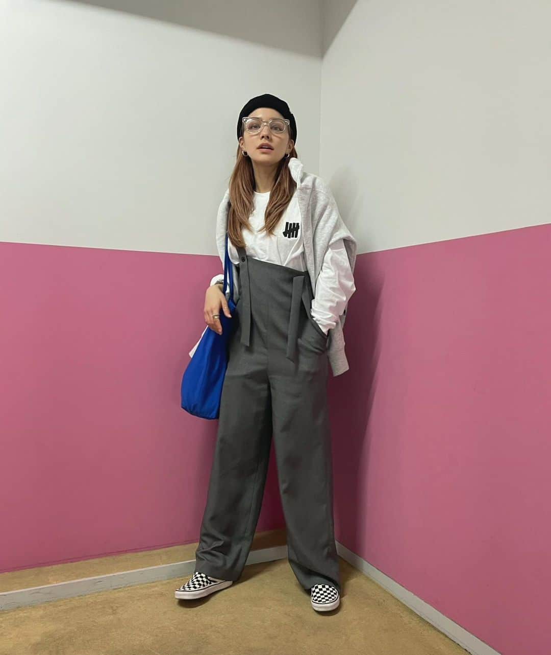 ステファニーのインスタグラム：「🥽🐭🤍 先日の。」