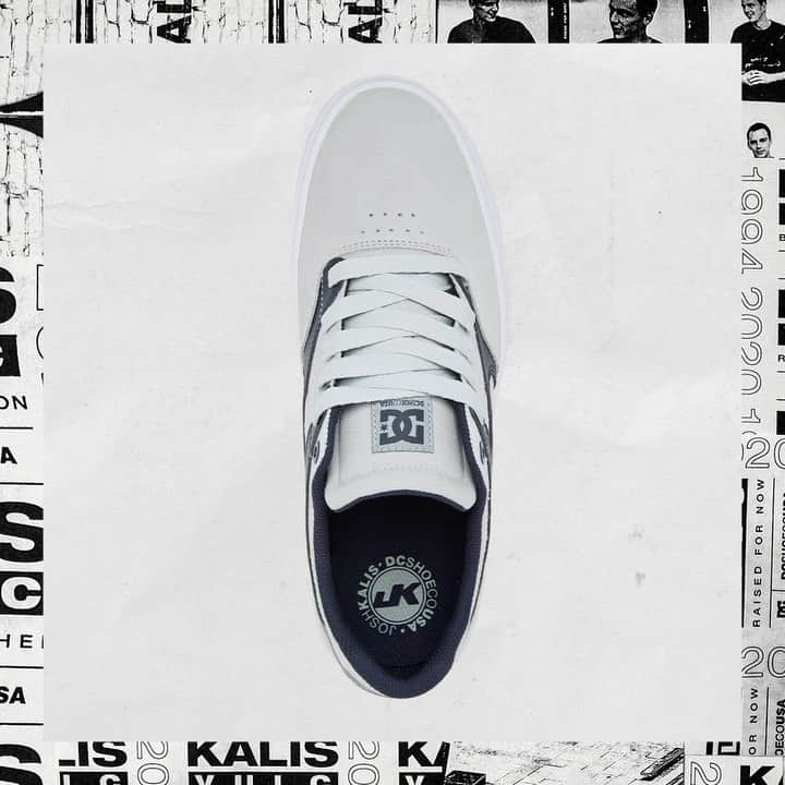 DC Shoes Japanのインスタグラム：「ホワイトとネイビーのコントラストが美しい今季新色のKALIS VULC。ブランドの代表的なライダーのジョシュ・カリスのシグネイチャーモデルである本作を、洗練されたクリーンな印象にアップデート。  #dcshoes #2021ss」