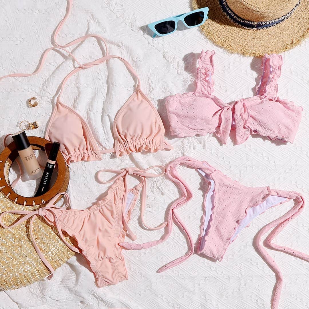 SHEINのインスタグラム：「Tag someone who would love these swimsuits! 💕  Shop Item #: 1842095, 1524703, 1321376, 1616604, 1979899, 2016490, 2014565  #SHEINOOTD #SHEINstyle #SHEINSS21 #swimwear」