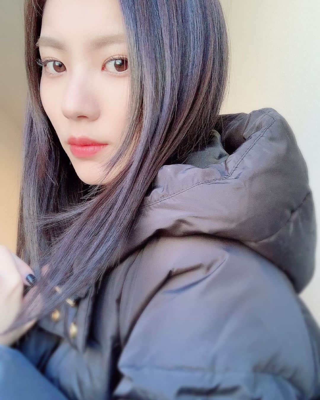 小林玲のインスタグラム：「🖤🖤🖤  #instagood #japanesegirl  #me #japan #instadaily」
