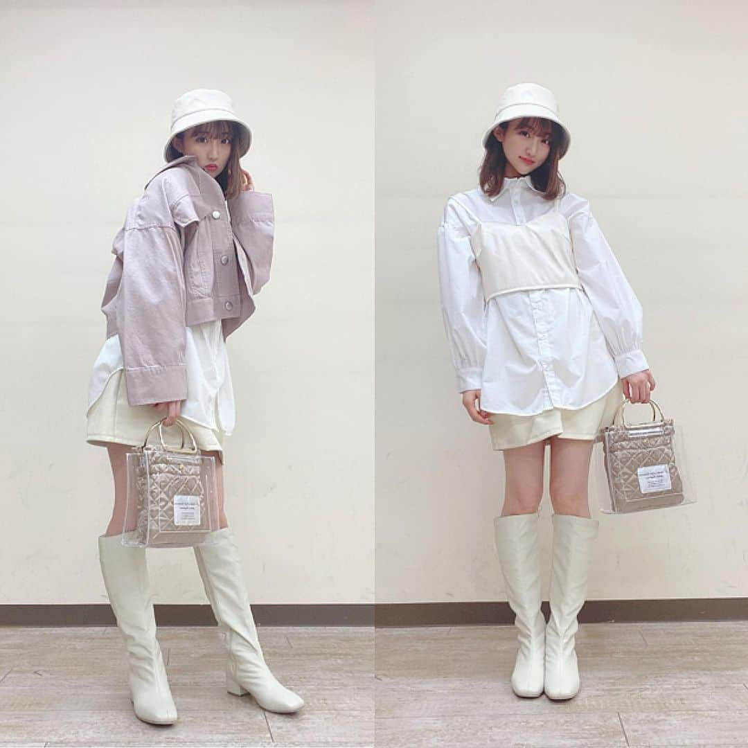 星野麻里愛さんのインスタグラム写真 - (星野麻里愛Instagram)「❤︎wego staff style❤︎  outer...¥2699 tops...¥3419 bag...¥2970 shoes...¥2639  詳しくはプロフィールのURLを チェックしてね！！！  #wego#wegoコーデ#ウィゴー #うぃごー#ウィゴーコーデ#バケハ#バケットハット  #シャツワンピース #シャツ男子 サロモ#サロンモデル名古屋#サロモ名古屋#ミディアムヘア#fashion#ottdfashion」3月1日 23時19分 - maria.pink28