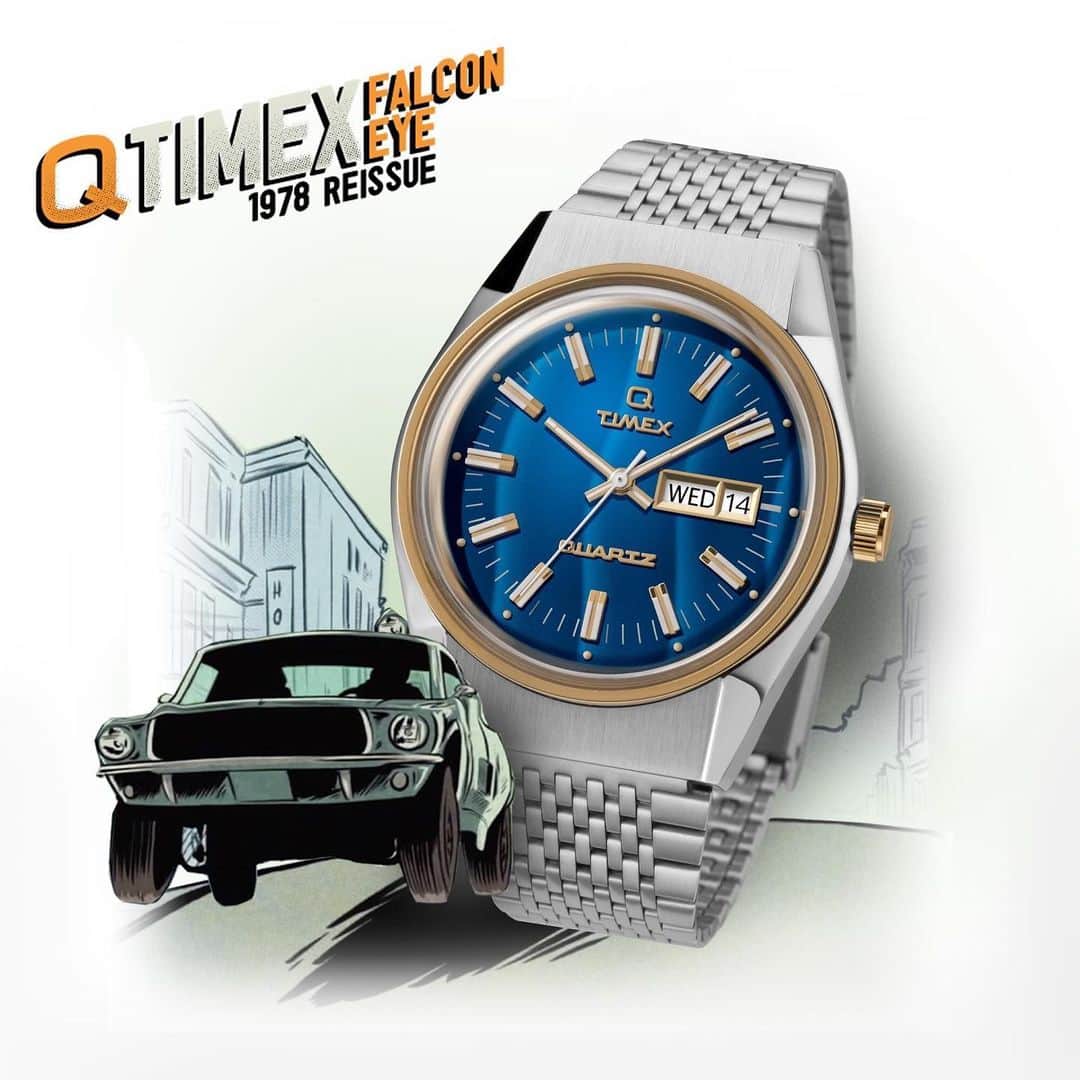 タイメックスさんのインスタグラム写真 - (タイメックスInstagram)「Reissued for today, our Q Timex Falcon Eye recreates every detail of the 1978 original.   ⌚: Q Timex Reissue Falcon Eye #timex #wedontstop #reissue #1970s #qtimex #quartz #watch」3月2日 0時36分 - timex