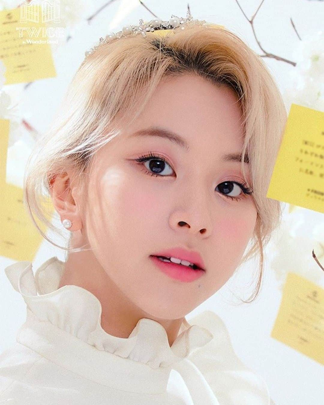 チェヨンのインスタグラム：「chaeyoung for twice in wonderland💗 #chaeyoung #채영 #twice #트와이스 #prettyrapstarchaeyoung」