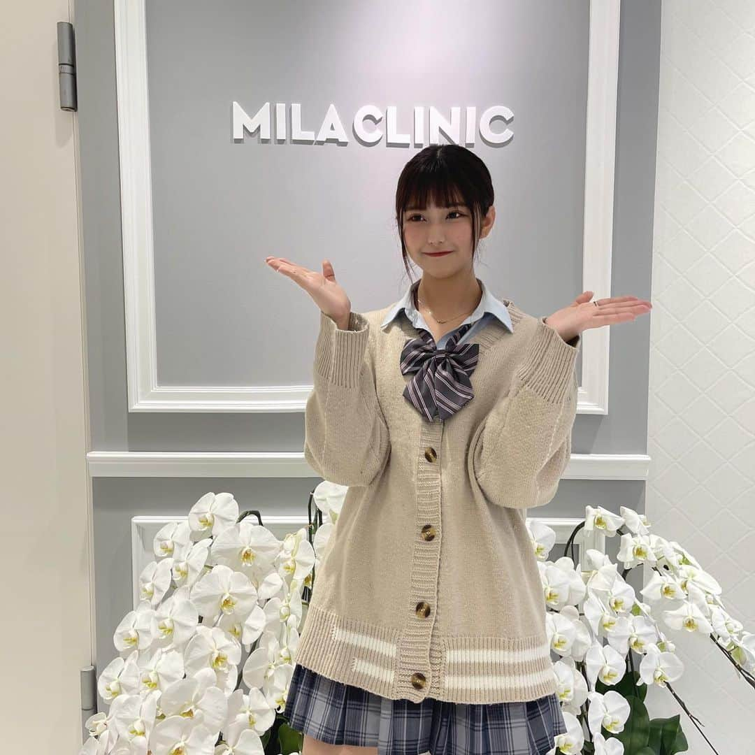 横田未来さんのインスタグラム写真 - (横田未来Instagram)「学校おわりにMILA CLINICさんに お邪魔してきました🧚‍♀️ 医療脱毛初挑戦ですが、これから 薄着になるしお肌の手入れ頑張ります^_^ #医療脱毛 #MILACLINIC #ミラクリニック」3月2日 19時24分 - mirai_yokoda