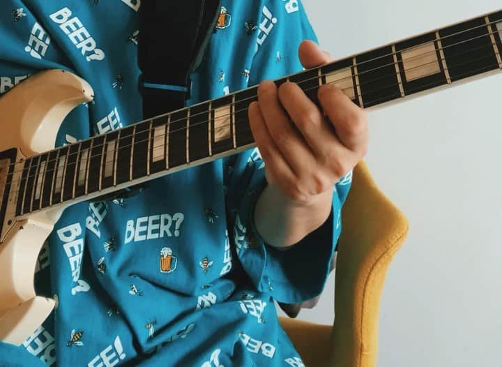 小野武正のインスタグラム：「REBEL REBEL / Alaska Jam  #わしつなぎ #alaskajam #guitar」