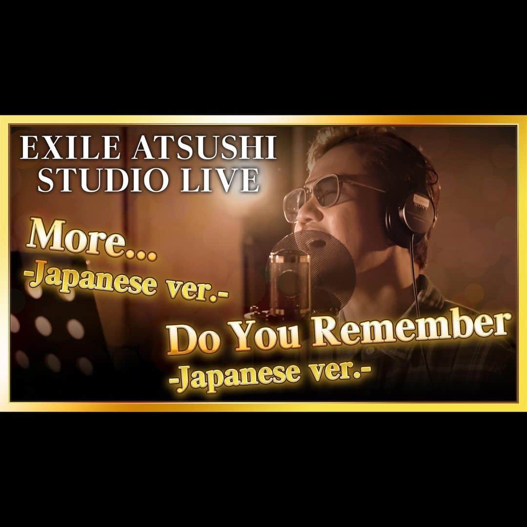 ATSUSHIのインスタグラム：「#atsushizm 6年半ぶりのソロオリジナルアルバム40 〜forty〜の中から1番アコースティックバージョンにしやすそうな2曲を今回選び、STUDIO LIVEとして、カット割を極力少なくして、より臨場感のある編集でみなさんにお届けできたらと、バラバラでアップしていたモノを１つの動画にしてアップさせていただきました。早くLIVEができる日々が戻ってくることを、心から願って、今少しでもみなさんの心にこの動画が寄り添ってくれることを祈っています…。  もう光は見えてきたのかもしれない…。 けれどここで油断せず、感染対策を引き続き継続しながら、みなさんで乗り切れたらきっと最高の日々が待っていると信じたいですね。  ピアノを弾いてくれた、友人でもありコンポーザーでもあるPochi @__pochi__ ありがとう‼️  From my recently released original solo album 40 〜forty〜, I chose two songs to do an acoustic version as a studio live. I wanted to show as much as possible to the listeners so I decided to combine 2 videos.   Hope that this video will give you strength.  I pray that I can do a live performance in front of everyone as soon as possible.   I’m sure we’re seeing the light at the end of the tunnel, but til then we must continue to be careful.   A big shout out to my friend and composer Pochi for playing the piano.」
