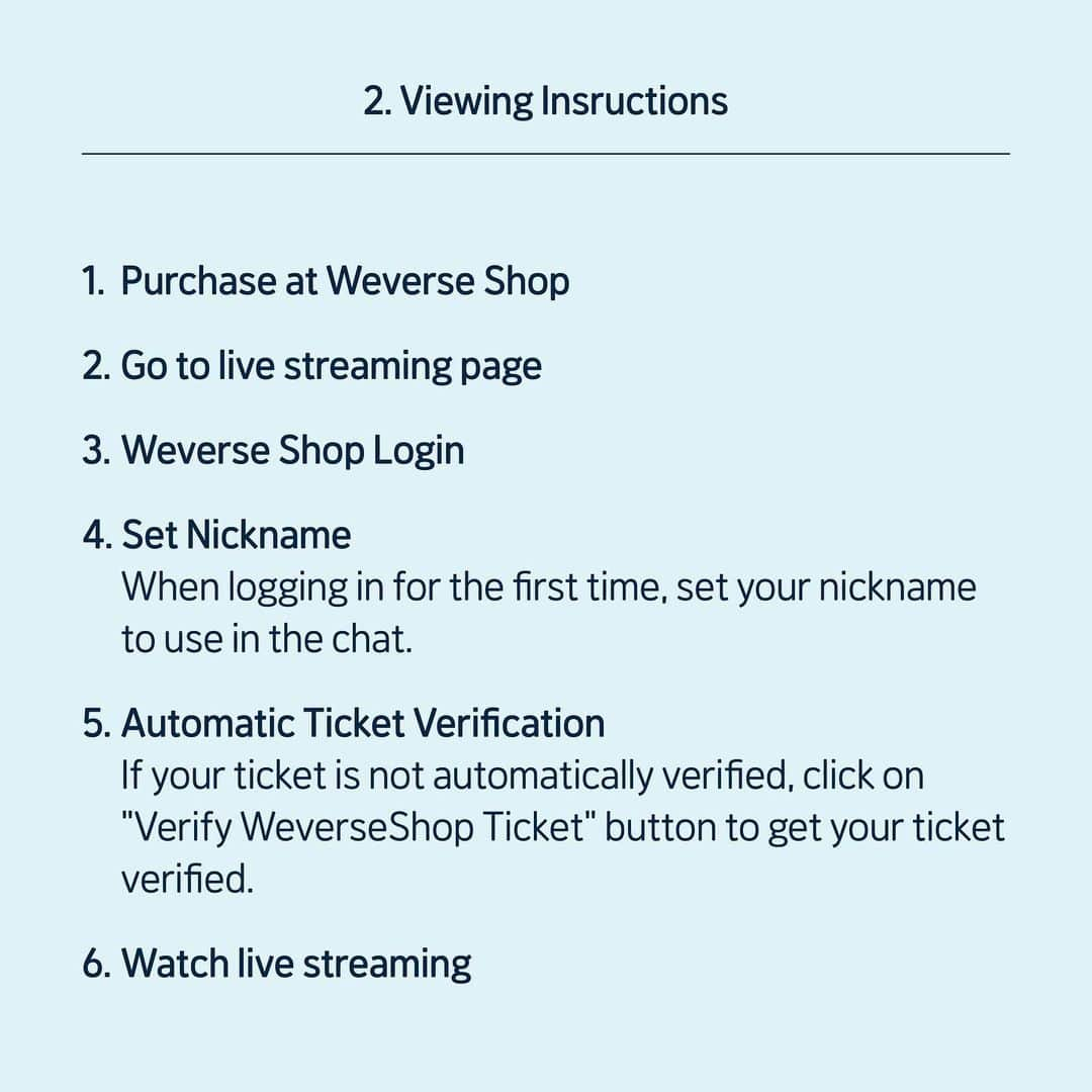 Tomorrow X Togetherさんのインスタグラム写真 - (Tomorrow X TogetherInstagram)「How to SHINE TOGETHER- ONLINE GUIDE ⠀ 2. 시청방법 Viewing Instructions ⠀ 티켓구매: 위버스샵 시청페이지: venewlive.com/concert/txt-shinextogether #TXT #TOMORROW_X_TOGETHER #투모로우바이투게더」3月3日 17時54分 - txt_bighit