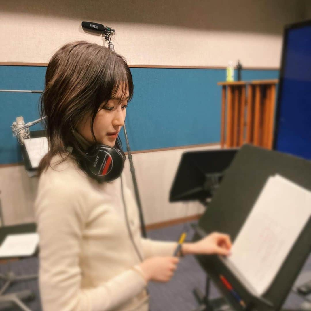 福本莉子さんのインスタグラム写真 - (福本莉子Instagram)「昨日🎙」3月3日 20時52分 - riko_fukumoto_