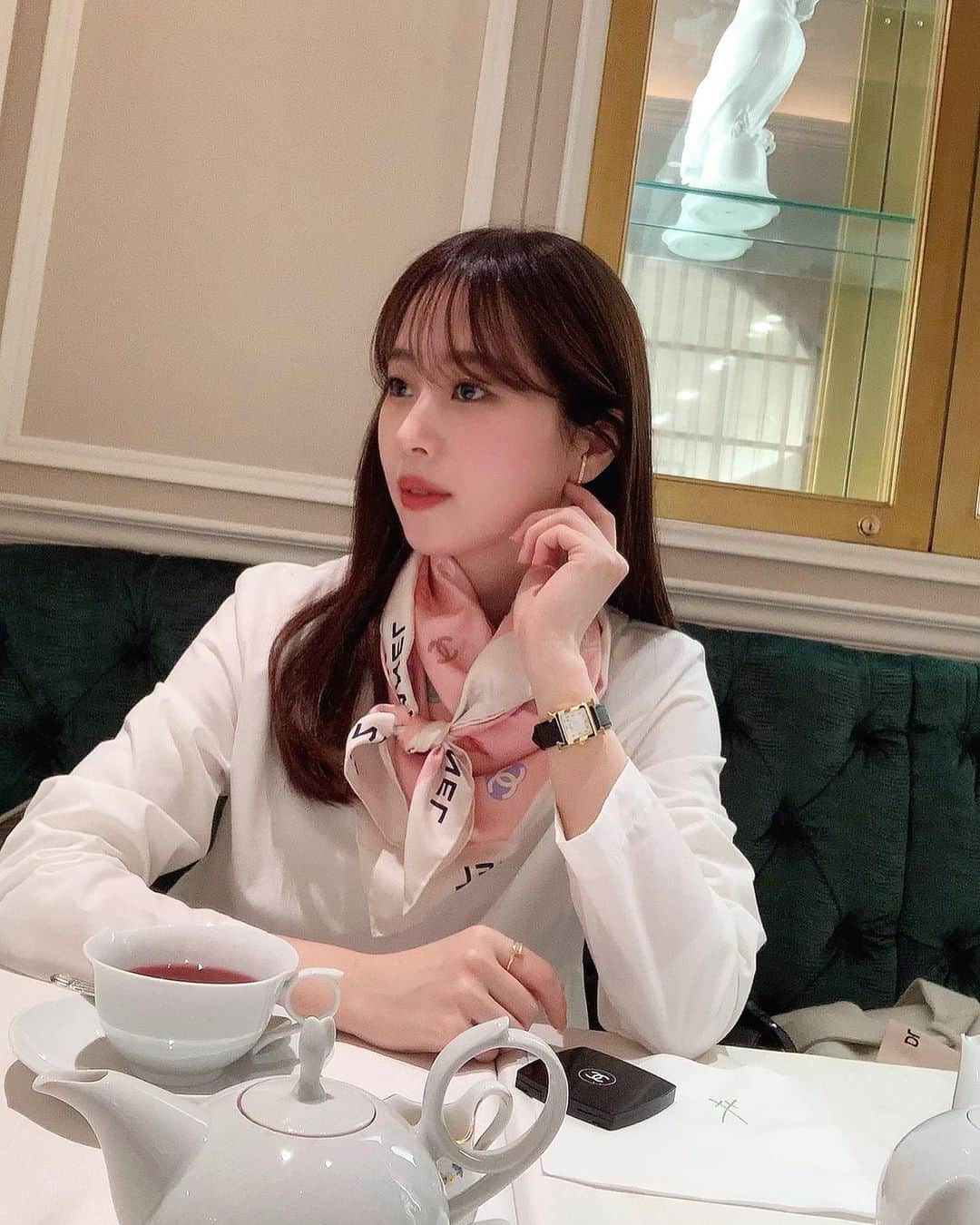ハンナミのインスタグラム：「MEISSENで早めのランチ🌸☕️」