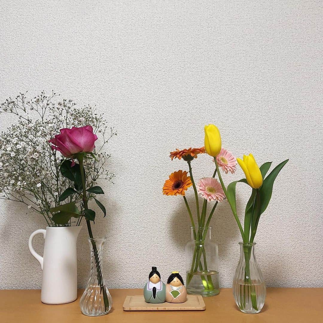 横山紗弓さんのインスタグラム写真 - (横山紗弓Instagram)「ㅤㅤ きも〜ち、ひなまつり🎎💐 #ひな祭り #ひな人形」3月3日 22時19分 - 1129sym