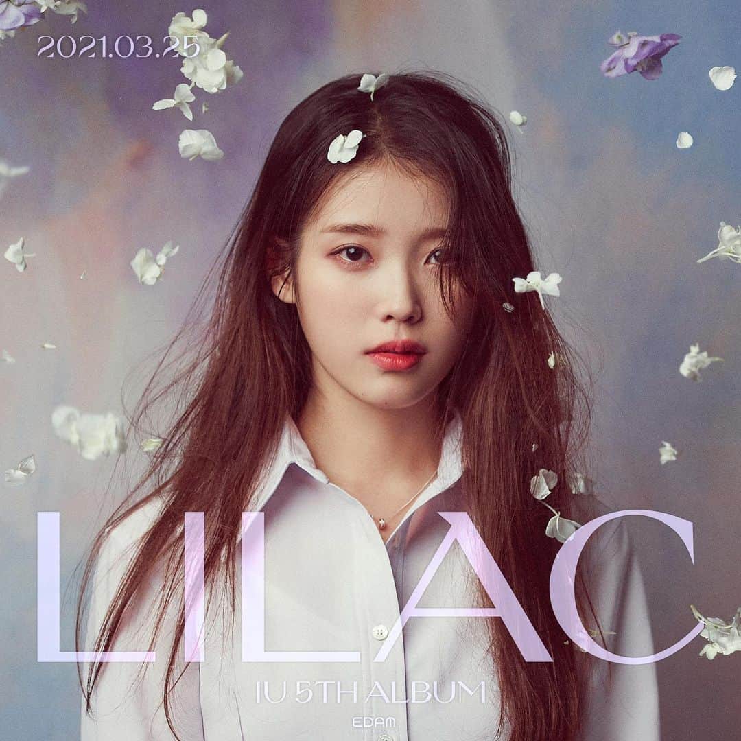 IUさんのインスタグラム写真 - (IUInstagram)「IU 5th album  ‘LILAC’ 3.25」3月4日 0時00分 - dlwlrma