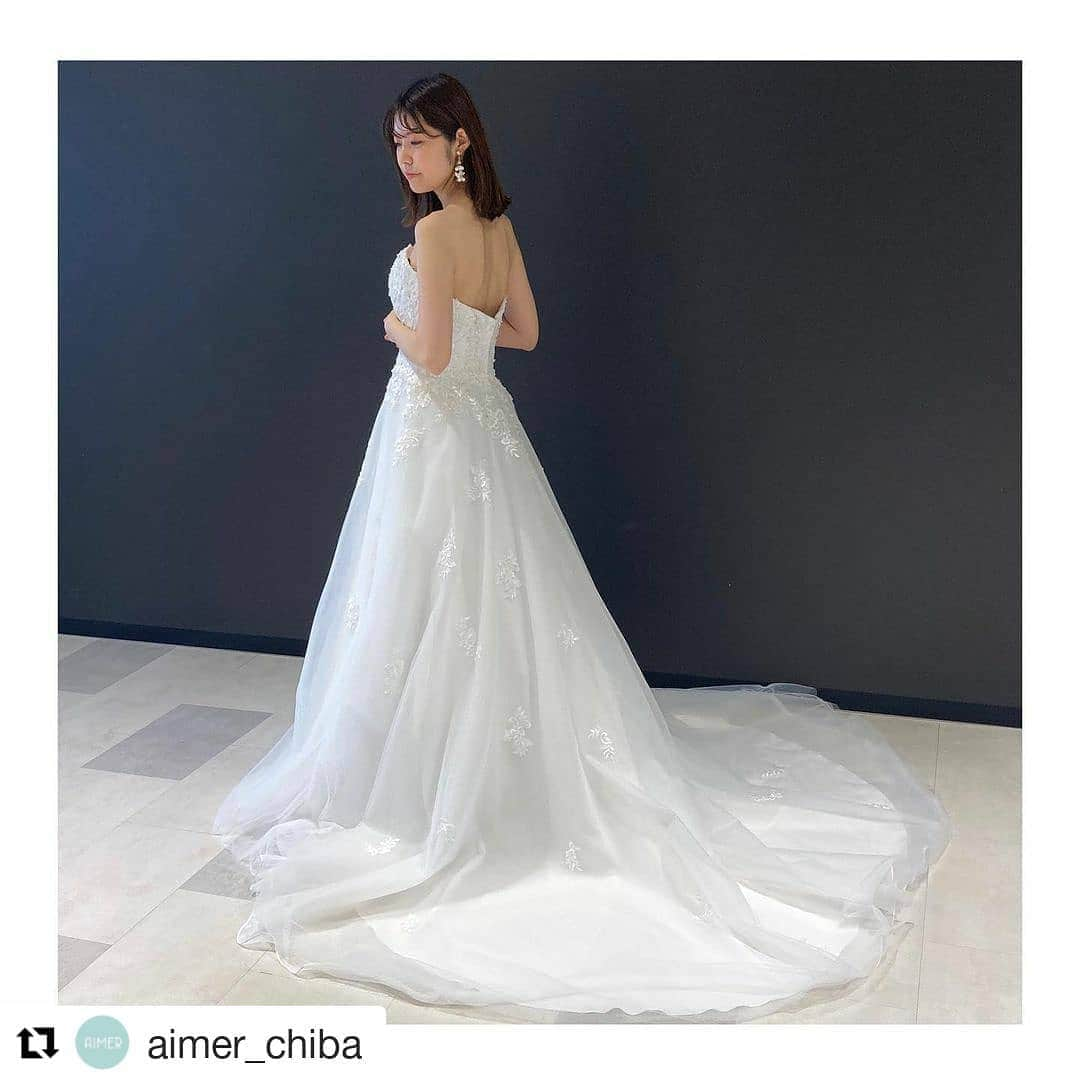 ペリエ千葉さんのインスタグラム写真 - (ペリエ千葉Instagram)「【本館4F/AIMER】  @aimer_chiba  ・・・ 【BRIDAL DRESS COLLECTION】 . ビーズ刺繍が華やかなチュールドレス💍 . 繊細な刺繍とエアリー感のあるチュールが 女性らしい華やかな印象を惹き立てます💐 . 【No.01-2-379】 price ¥110,000+tax model  161cm . 《 2月11日(木)〜2月14日(日) 》 ベルサール渋谷にて、 ウェディング・カラードレスフェア を開催致します！ . 新作ドレスを沢山見ていただける 大変貴重なフェアとなっております♪ . 完全ご予約制となっておりますので、 お問い合わせ、ご予約等はエメ千葉ペリエ店 までお問い合わせ下さい。  #AIMER #エメ #ウェディング #ウェディングドレス #ブライダル #ブライダルドレス #フェア #ペリエ #ペリエ千葉」2月8日 10時43分 - perie_chiba