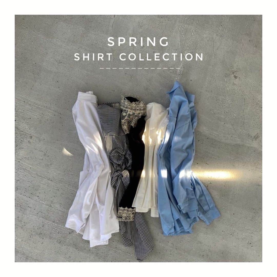 AMAILさんのインスタグラム写真 - (AMAILInstagram)「@amail_official  _SPRING_ shirt collection 春の訪れを先取るシャツ・ブラウス。 女性らしさと品をプラスしてくれる 春には欠かせないアイテムの一つ。 #AMAIL #2021 #shirt #collection」2月8日 11時24分 - amail_official