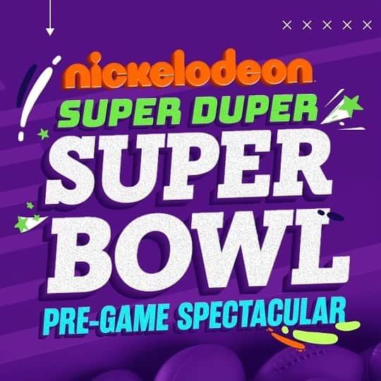 アンドレ・ドラモンドのインスタグラム：「The most star-studded Super Bowl pre-game show ever! 🤩 Don’t miss it!! @nickelodeon 🏈 #SBLV」