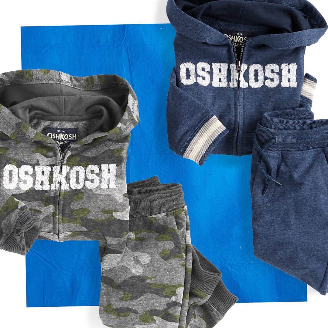 オシュコシュさんのインスタグラム写真 - (オシュコシュInstagram)「What we’ll be wearing this weekend (and every wknd on repeat?) Logo looks in light french terry for spring! #oshkoshkids #iconic #gameday #teamoshkosh」2月8日 4時22分 - oshkoshkids