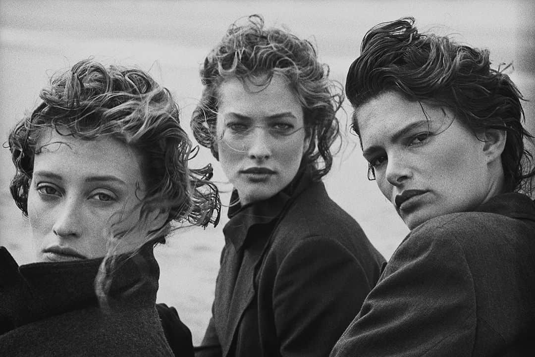 ピーター・リンドバーグさんのインスタグラム写真 - (ピーター・リンドバーグInstagram)「Marie-Sophie Wilson, Tatjana Patitz & Lynne Koester, Le Touquet, 1987 #LindberghStories #ReiKawakubo #commedesgarcons」2月8日 4時34分 - therealpeterlindbergh