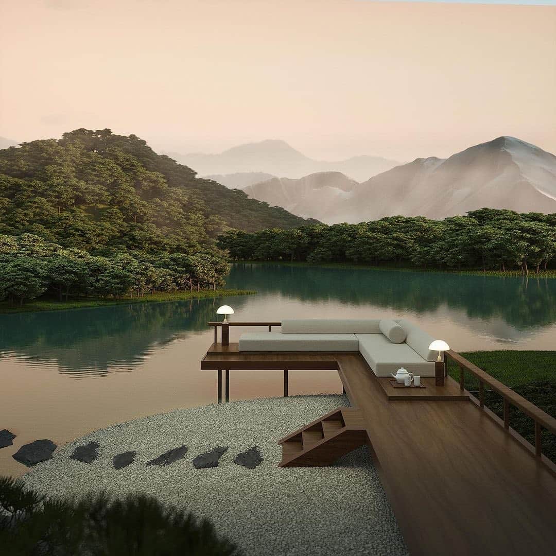 DECORTÉさんのインスタグラム写真 - (DECORTÉInstagram)「Step inside this Japanese garden for a moment of calm 🤍 #selfcaresunday @sixnfive」2月8日 5時35分 - decortebeauty