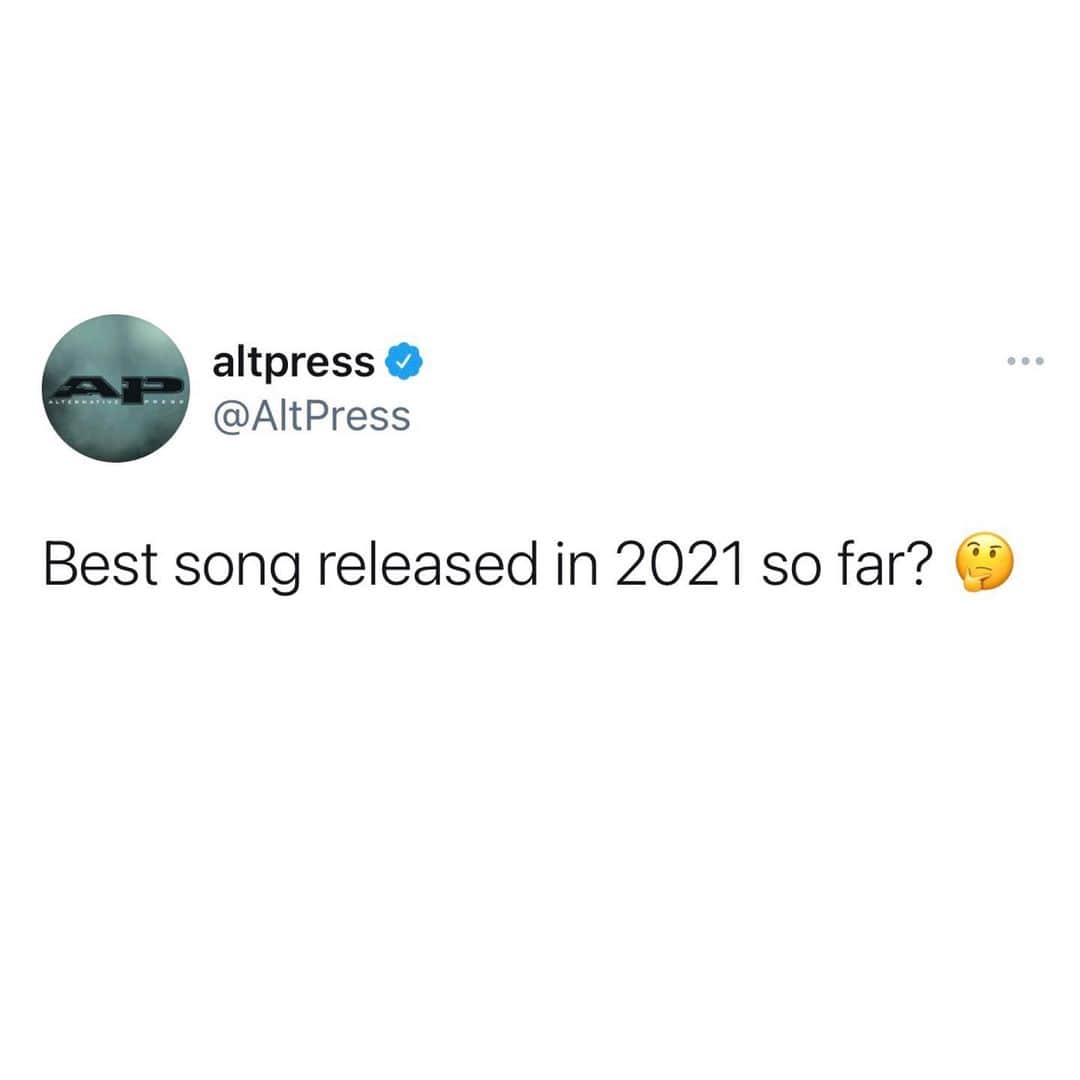 Alternative Pressさんのインスタグラム写真 - (Alternative PressInstagram)「What song gets your vote? Comment below and tag the artist so we can listen to it 👇」2月8日 7時18分 - altpress
