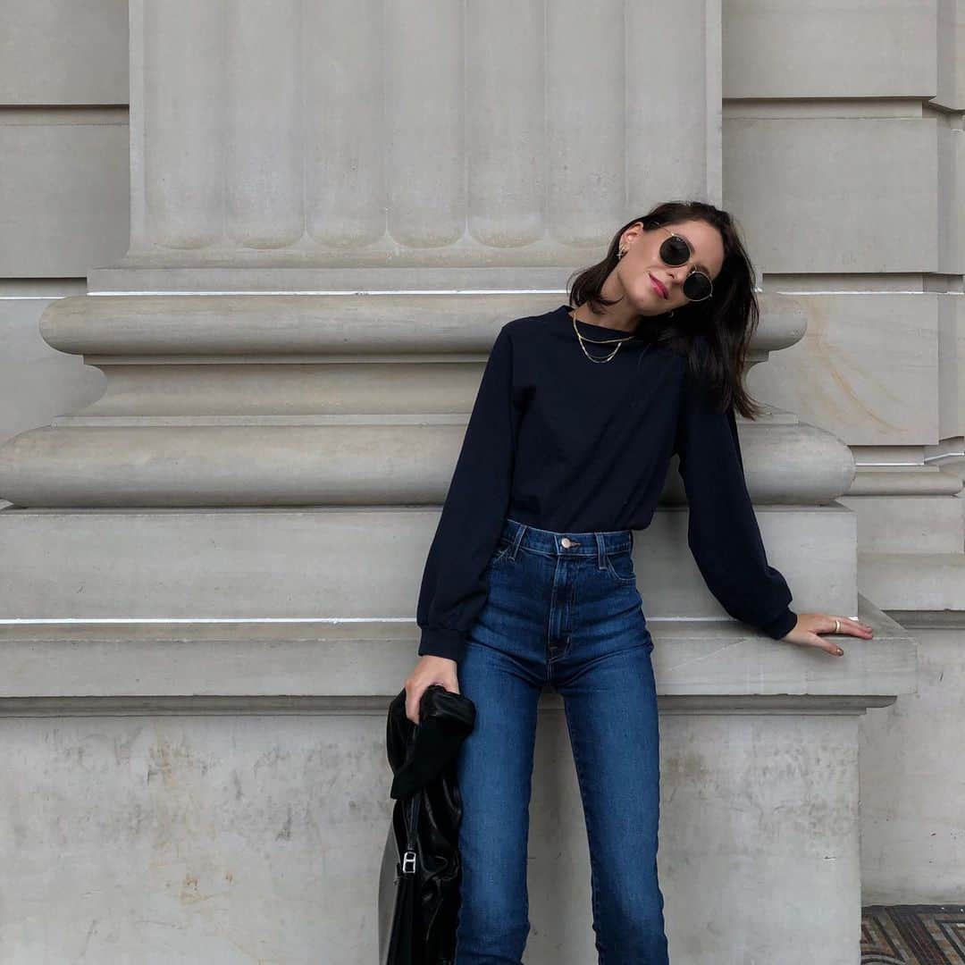 Jブランドのインスタグラム：「The Erma Relaxed Long Sleeve Tee out on a Sunday」