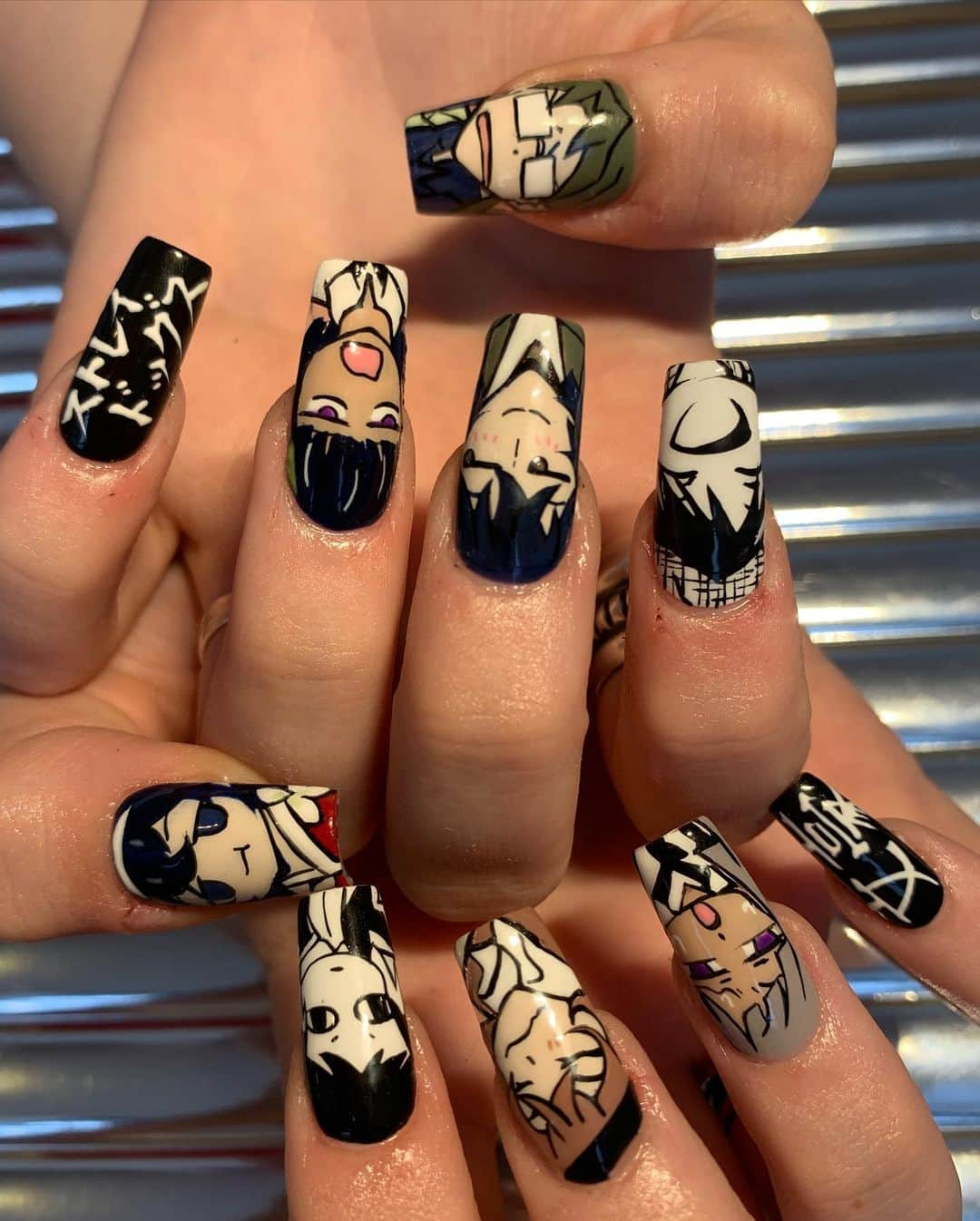 Mei Kawajiriさんのインスタグラム写真 - (Mei KawajiriInstagram)「Bungo Stray dogs 💜🎂💜 Happy Birthday @this.is.ever 💜🎂💜 #nailsbymei #文豪ストレイドッグス」2月8日 8時11分 - nailsbymei