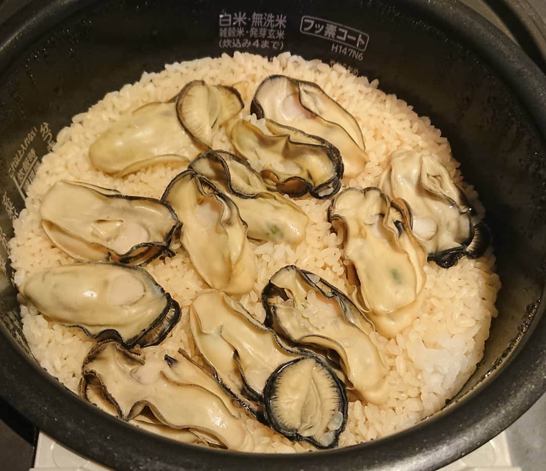 佐藤大さんのインスタグラム写真 - (佐藤大Instagram)「いただいた殻付きの牡蠣を剥いて炊き込みました。 朝5:00から起きて仕事前にカキを剥いて炊き込み男性はそんなに居ないと思われます。しかし牡蠣は美味しいです！生も最高でした。 #グランジ大 #椿鬼奴 #夫婦飯 #相生 #田中の兄弟ありがとう」2月8日 8時52分 - satodaidaidai