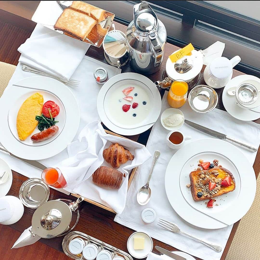 The Peninsula Tokyo/ザ・ペニンシュラ東京さんのインスタグラム写真 - (The Peninsula Tokyo/ザ・ペニンシュラ東京Instagram)「1週間がはじまりましたね。😊最高の1日をスタートするのに最適な朝食をどうぞ。🍽 @11yuwoona14 お食事はお楽しみいただけましたでしょうか。またのご利用を、お待ちしております！  Breakfast is served! 🍽☕️We hope you enjoyed it @11yuwoona14 .😊」2月8日 9時13分 - thepeninsulatokyo