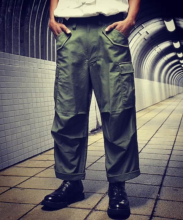 SToL 〜Sound Track of Life〜のインスタグラム：「☆☆☆SToL☆☆☆﻿ ﻿ ==============================﻿ #SToL #stol #soundtrackoflife #stol_official ﻿ #street #mode #standard﻿ #men #unisex #fashion ﻿ #art #design #culture ﻿ #japan #tokyo #newyork #brooklyn #bushwick ﻿ #東京 #メンズブランド #ファッション ﻿ #photooftheday #style #lifestyle #cool ﻿ ﻿  #handpainted #military#coverall  #cargopants #カーゴパンツ ==============================﻿ ﻿ ﻿ PRESS﻿ @shintarofujiwara﻿ ﻿ ﻿ HP﻿ http://stol-fcp.com﻿」
