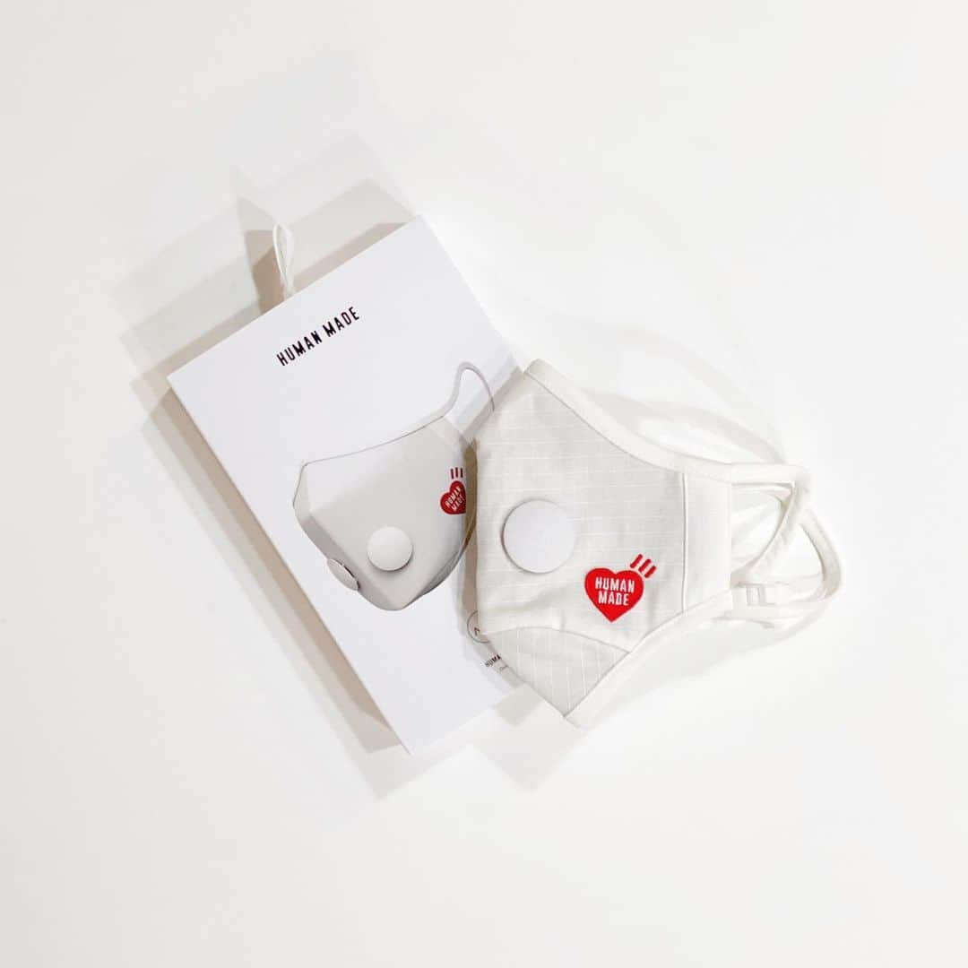 のインスタグラム：「What a gift!😷 Thank you very much NIGO®︎ san.😷🙏  HUMAN MADE X AIRNUM ❤️  #humanmade #airnum」