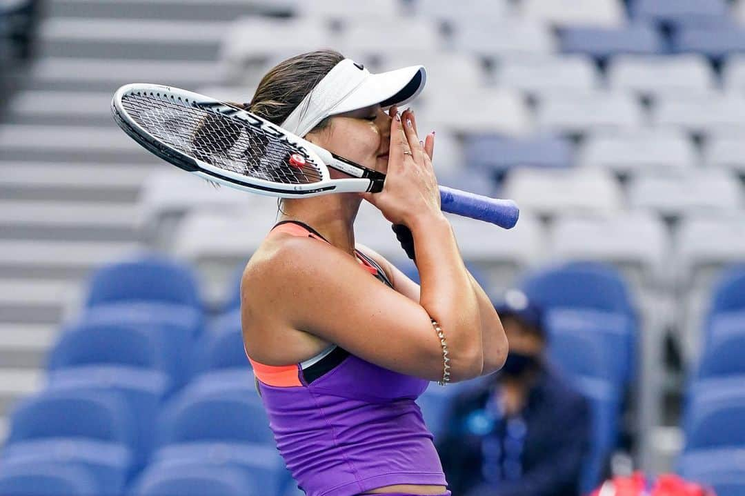 WTA（女子テニス協会）さんのインスタグラム写真 - (WTA（女子テニス協会）Instagram)「Grand Slam emotions 😊 #AO2021」2月8日 19時57分 - wta