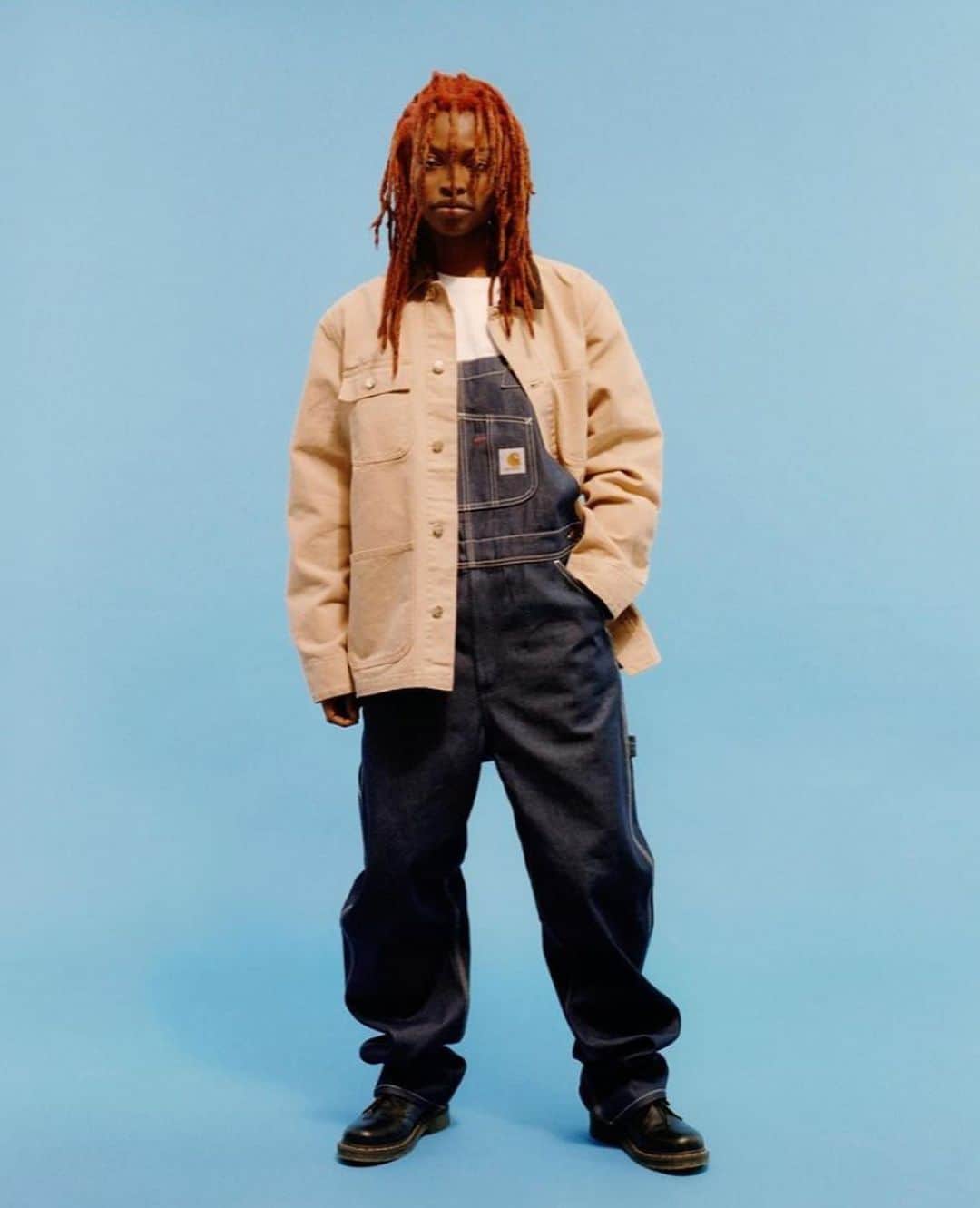 カーハートのインスタグラム：「Spring / Summer 21 Icons.  Photographer: @osmaharvilahti  Stylist: @imruh  Model: @ms__banks75  #CarharttWIP」