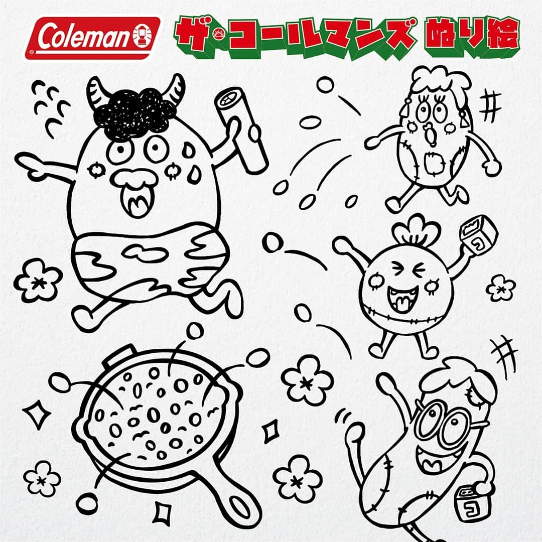 Coleman Japanのインスタグラム：「🎨 ザ・コールマンズぬり絵 ～2月～  ザ・コールマンズが季節を楽しむぬり絵を毎月配信しています。2月は節分！ コールマンのギアも隠れているので探してみてください！おうち時間を“ザ・コールマンズ”と一緒に楽しんでくださいね♪  ▶︎ぬり絵のダウンロードはこちら https://bit.ly/3jpdILe  できあがった作品は、＃私のコールマン を付けて投稿してね！素敵な作品はコールマン公式サイトやSNSでご紹介させていただきます♪  ・ ＝＝＝＝＝＝＝＝＝＝＝＝＝＝＝ ＼📸 SNSの投稿も大募集！ ／ できあがった作品は、#私のコールマン を付けて投稿してね！素敵な作品はコールマン公式サイトやSNSでご紹介させていただきます♪ ＝＝＝＝＝＝＝＝＝＝＝＝＝＝＝ ・ 🎬 「ザ・コールマンズ」公開中！ https://bit.ly/2XH68RT ・ ・ ・ #灯そう #灯そうコールマン #ザコールマンズ #灯そうColeman #Coleman #コールマン #Camp #キャンプ #Outdoor #アウトドア #ぬり絵 #ぬりえ #塗り絵 #節分 #2月 #おうち時間」