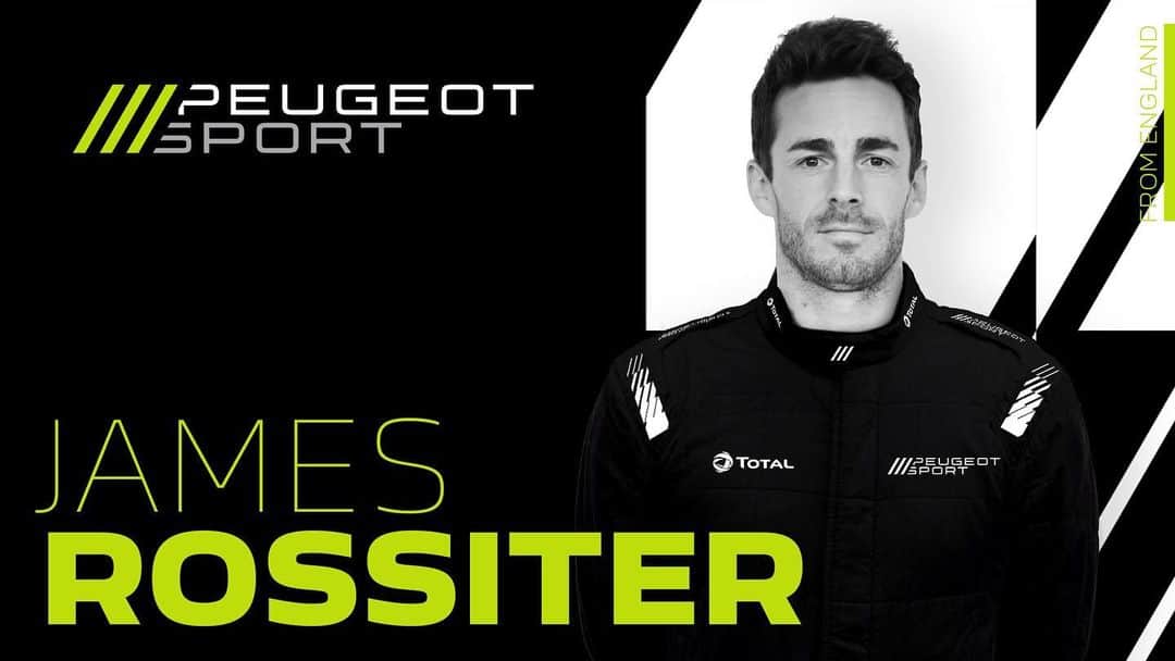 ジェームズ・ロシターのインスタグラム：「Excited to announce im joining @peugeotsportofficial as the reserve & sim driver for @fiawec_official」