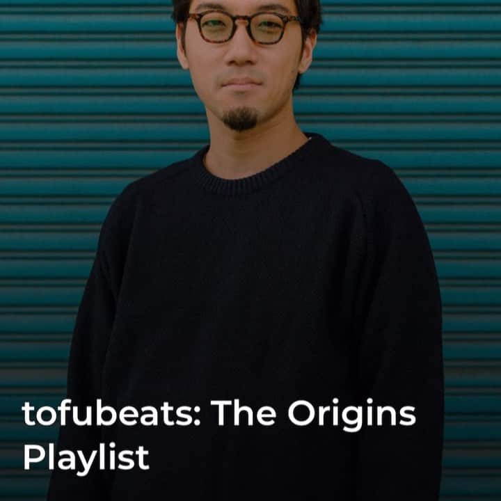 のインスタグラム：「I curated a playlist of Japanese music on theglow.jp the glowというサイトでインタビュー受けてます。英語ですが是非。  https://www.theglow.jp/features/tofubeats-the-origins-playlist」